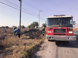 Protección Civil atiende cinco incendios de pastizales en Mineral de la Reforma
