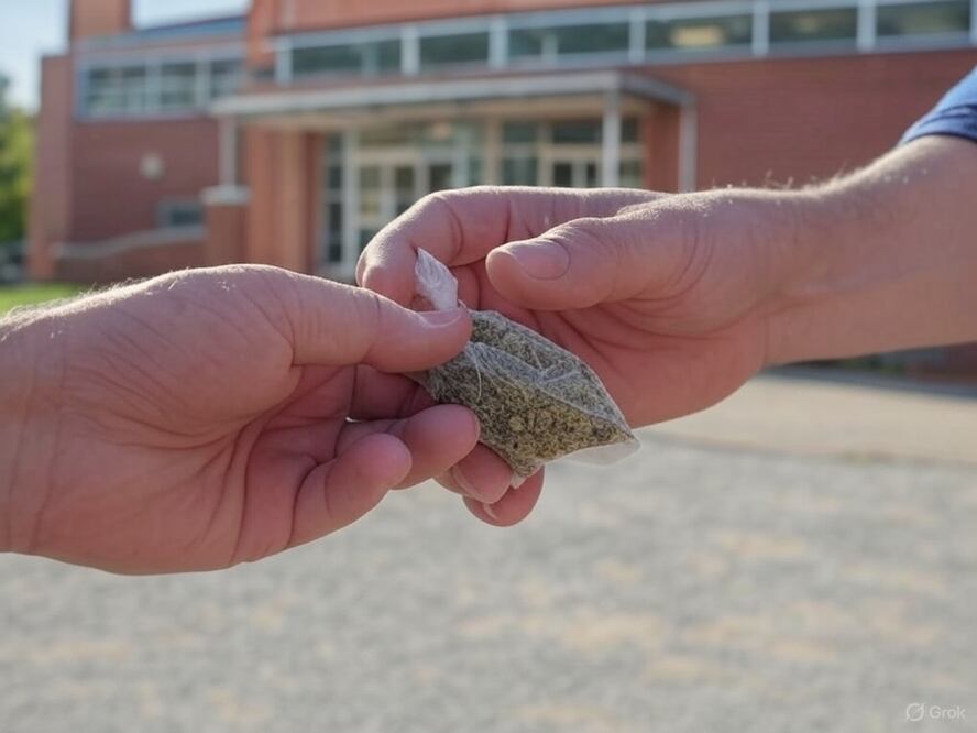 Los casos de la venta de narcóticos se reportaron en el ciclo 2024-2025 | Foto generada con IA