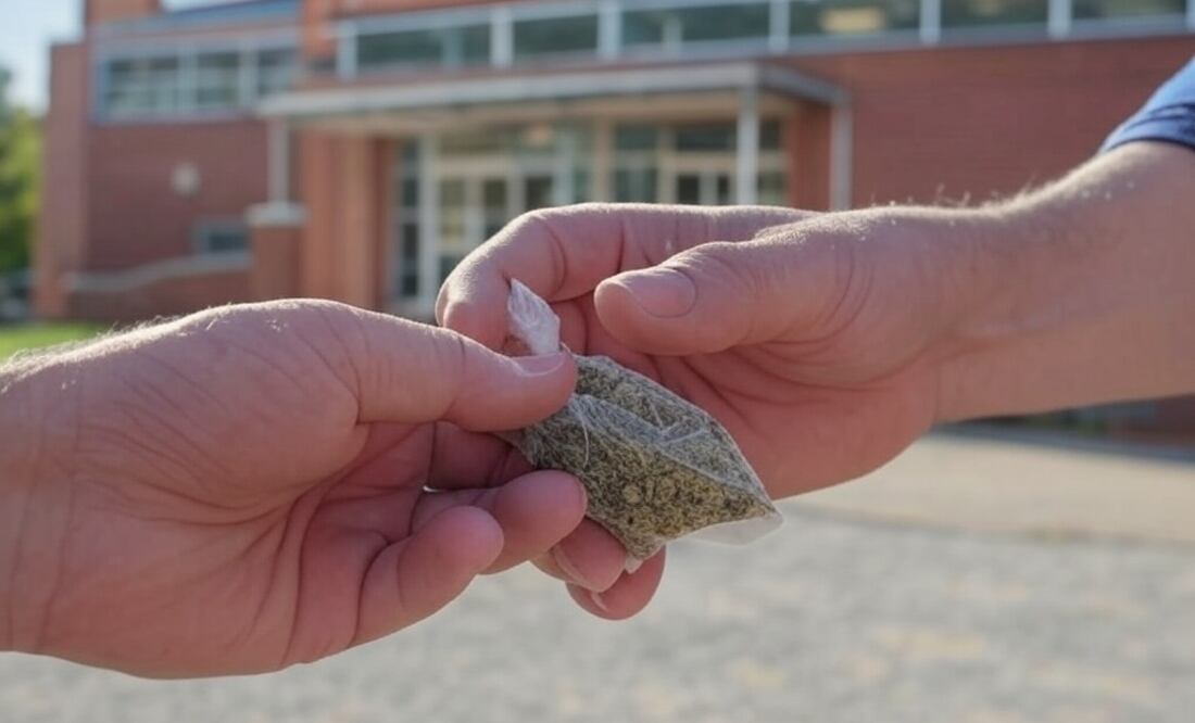 Los casos de la venta de narcóticos se reportaron en el ciclo 2024-2025 | Foto generada con IA