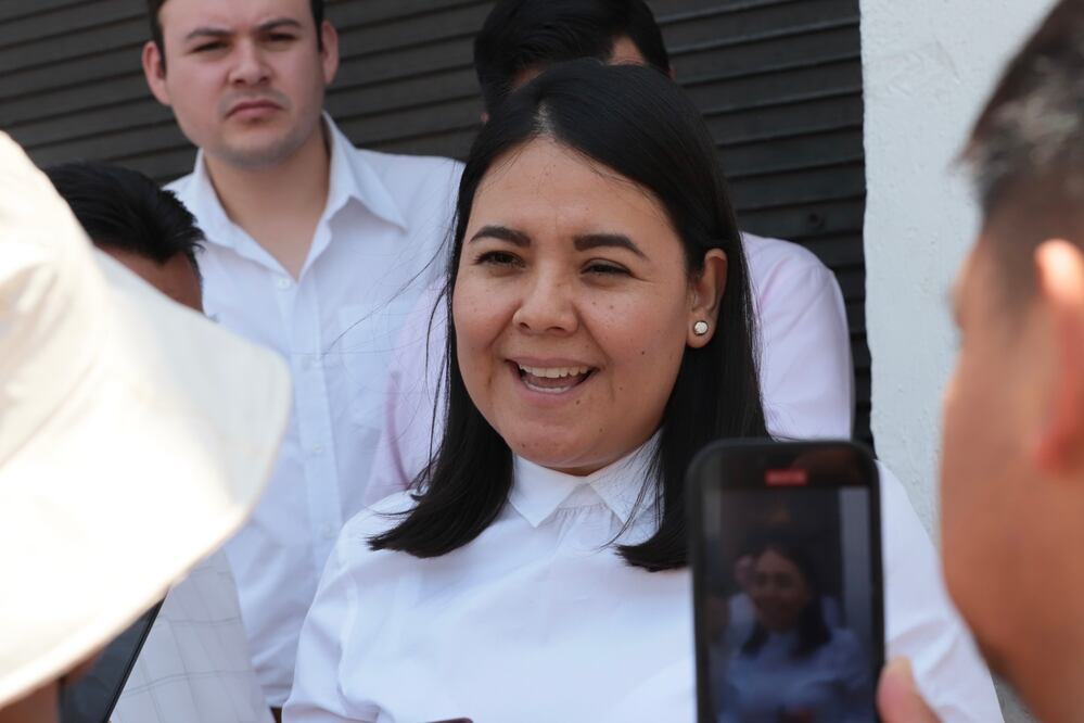 Daniela Alvarado García, candidata del Partido Acción Nacional (PAN) a la presidencia municipal de Tecozautla interpondrá una denuncia ante la Comisión de Derechos Humanos del Estado de Hidalgo (CDHEH) por discriminación del Instituto Estatal Electoral de Hidalgo (IEEH)  Foto: Luis Soriano