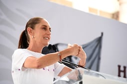 Sheinbaum destaca apoyos y obras para Nuevo León