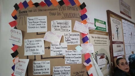 Trabajadores del ISSSTE en Hidalgo intensifican protesta y exigen destitución de subdelegada