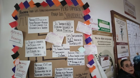 Trabajadores del ISSSTE en Hidalgo intensifican protesta y exigen destitución de subdelegada