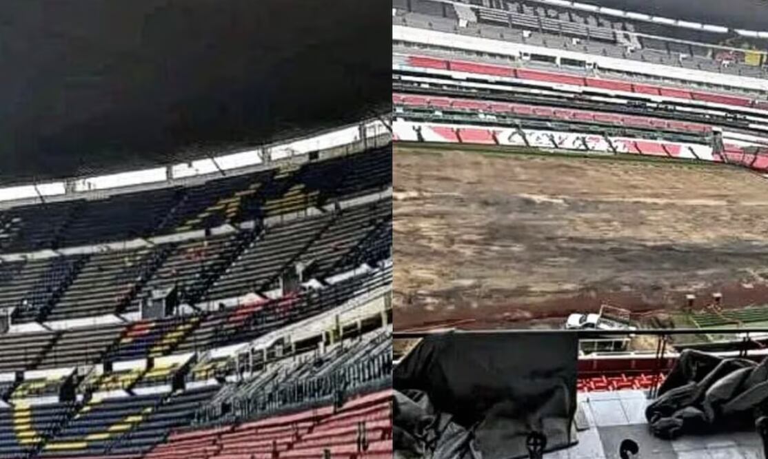 Estadio Azteca: Filtran primeras imágenes de la remodelación FOTOS: X @MXESTADIOS