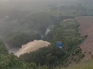 Presas en Hidalgo y el Valle de México superan su capacidad debido a intensas lluvias