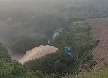 Presas en Hidalgo y el Valle de México superan su capacidad debido a intensas lluvias