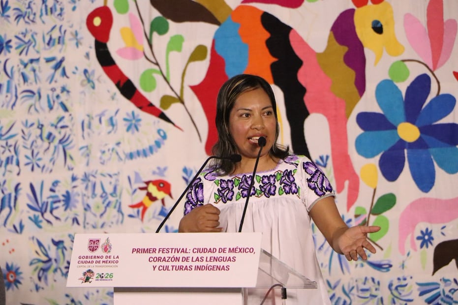 Hidalgo presume su identidad en el Zócalo con el Tenango más grande del mundo | Foto: Turismo Hidalgo