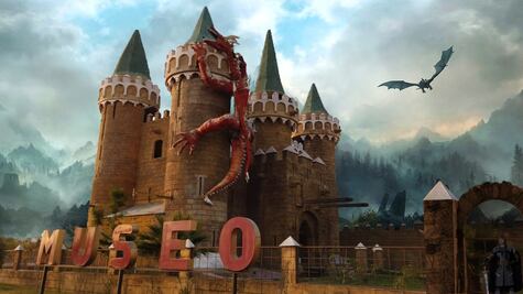 ¿Conoces el Castillo de Dragones que resguarda un mundo de miniaturas?