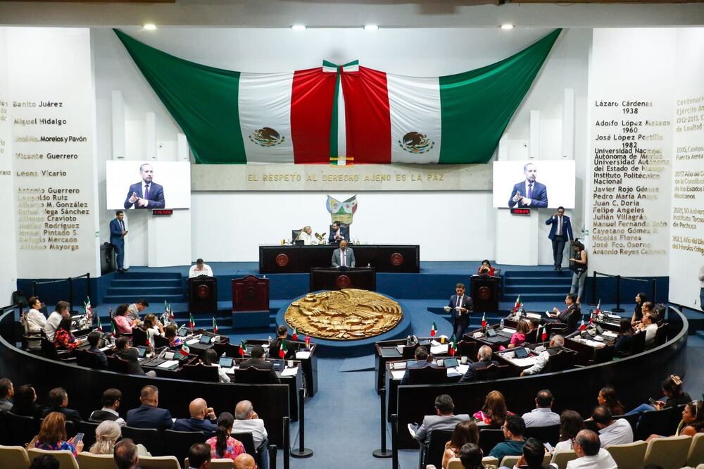 Durante la sesión de este martes, diputados votaron un total de 43 iniciativas con proyectos de reforma, adición o derogación | Twitter: LXV Legislatura de Hidalgo