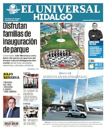 Portada El Universal Hidalgo 12/05/25