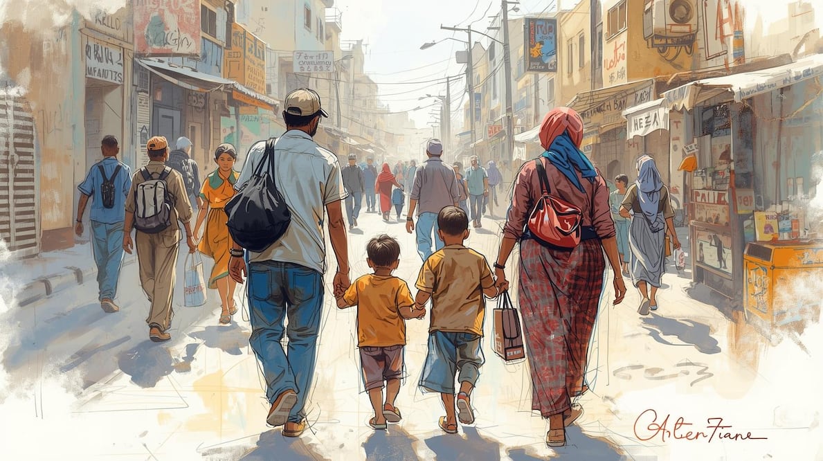 Migrantes en Hidalgo I Foto: Canva IA