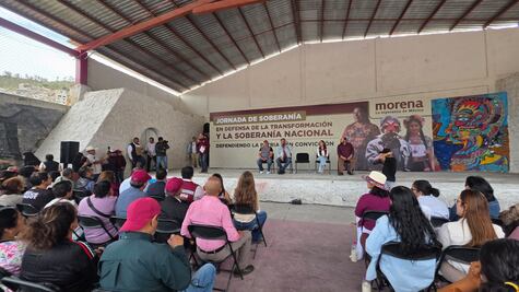 Morena llama en Hidalgo a cerrar filas en defensa de la soberanía nacional