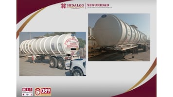 Recuperan remolque cisterna tras reporte de robo con violencia en Tizayuca