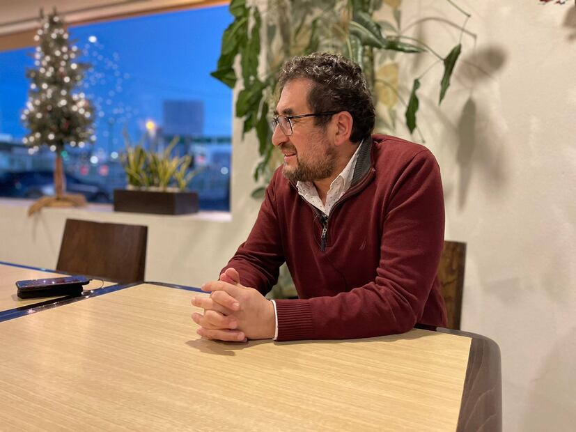 César Cravioto, senador de la República y enlace de Claudia Sheinbaum con el estado de Hidalgo Foto: Marco Carrillo