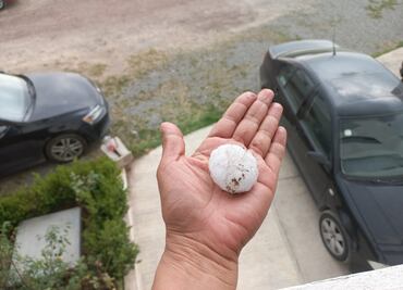 Cae granizada al sur de Pachuca