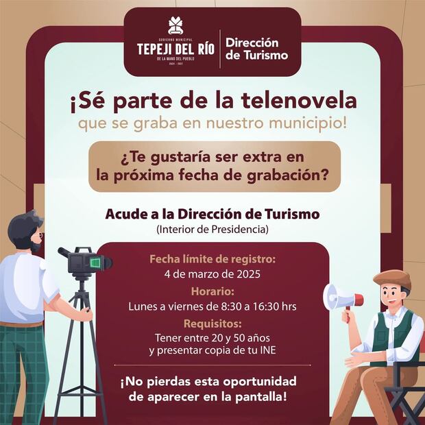 Tepeji del Río, escenario de una nueva telenovela de Televisa | Facebook: Gobierno Municipal Tepeji del Río