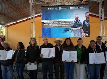Con capacitación, gobierno de Hidalgo fortalece al sector acuícola y pesquero