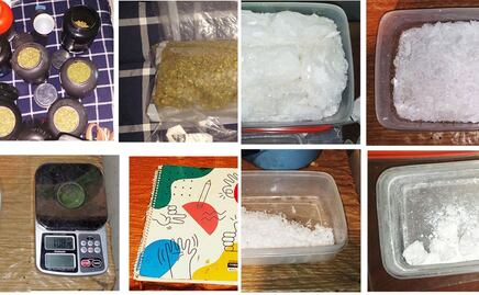 Aseguran cuatro personas y miles de dosis de droga  en Mineral del Monte