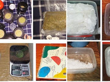 Aseguran cuatro personas y miles de dosis de droga en Mineral del Monte