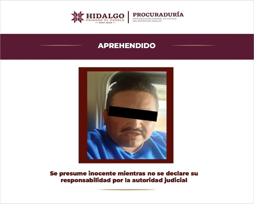 El regidor con licencia fue detenido inicialmente el 20 de noviembre y permanece recluido en el Cereso de Pachuca | Foto: PGJEH