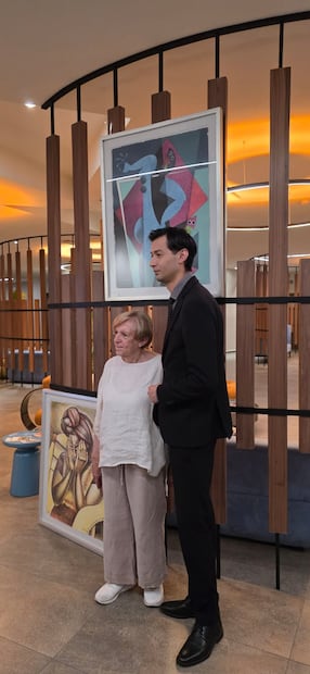 La exposición Arte por México, una muestra patrimonial de arte contemporáneo dirigida por Eva Beloglovsky.  I Foto: Cortesía