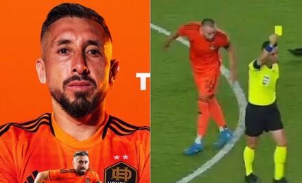 Héctor Herrera, multado y suspendido tras escupir a un árbitro en la MLS 