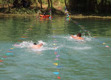 Abarrotados ríos de la Huasteca por Semana Santa