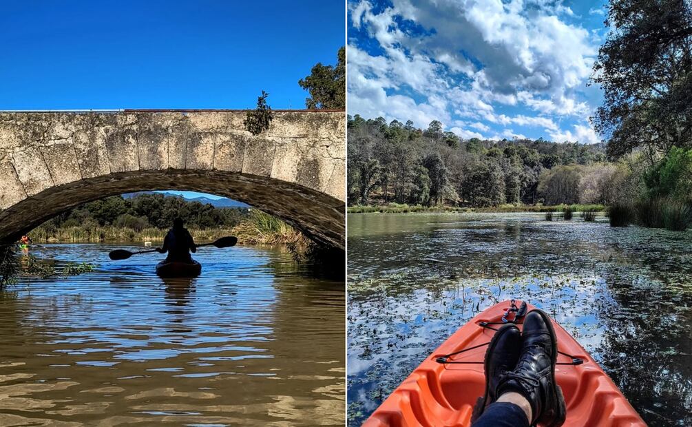 Entre aguas y minería, la exhacienda sumergida de Huasca de Ocampo | Facebook: Hidal Kayak