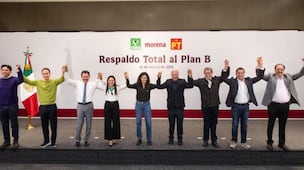 Morena, PT y PVEM acuerdan “respaldo total” a Plan B de Sheinbaum; ven “avance para la democracia”
