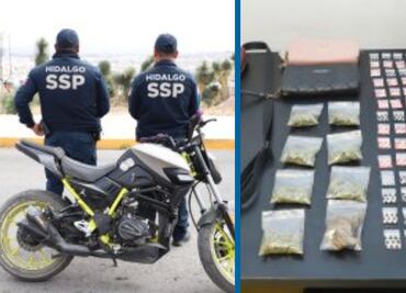 Aseguran a dos personas por delitos contra la salud en Pachuca