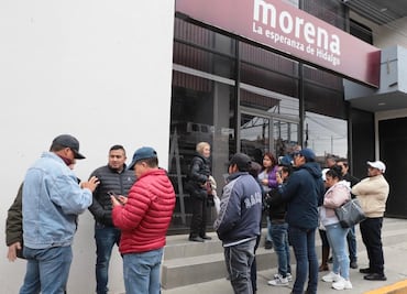 Una decena de morenistas de Hidalgo exigen transparencia en resultados de las encuestas