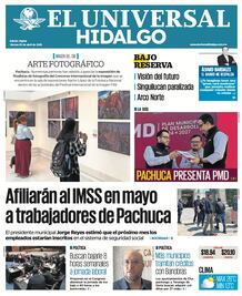 Portada El Universal Hidalgo 250425