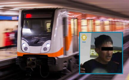 Detienen a individuo por intentar arrojar a su pareja al Metro
