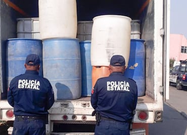 SSPH asegura 4 mil litros de hidrocarburo y recupera  vehículo con reporte de robo