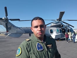 "Mucha fuerza Hidalgo": piloto de la Fuerza Aérea que lleva ayuda a comunidades