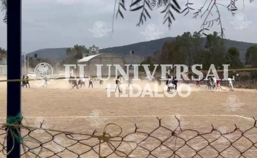 Riña en partido de futbol en Epazoyucan I Foto: El Universal Hidalgo