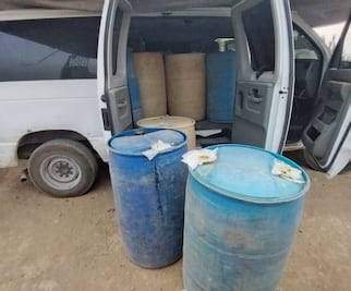 Decomisan más de mil litros de hidrocarburo robado en Cuautepec de Hinojosa