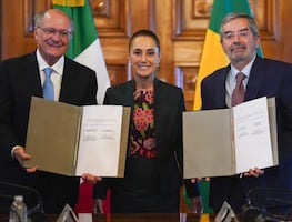 Presidenta Claudia Sheinbaum recibe a delegación de Brasil, encabezada por el vicepresidente Geraldo Alckmin
