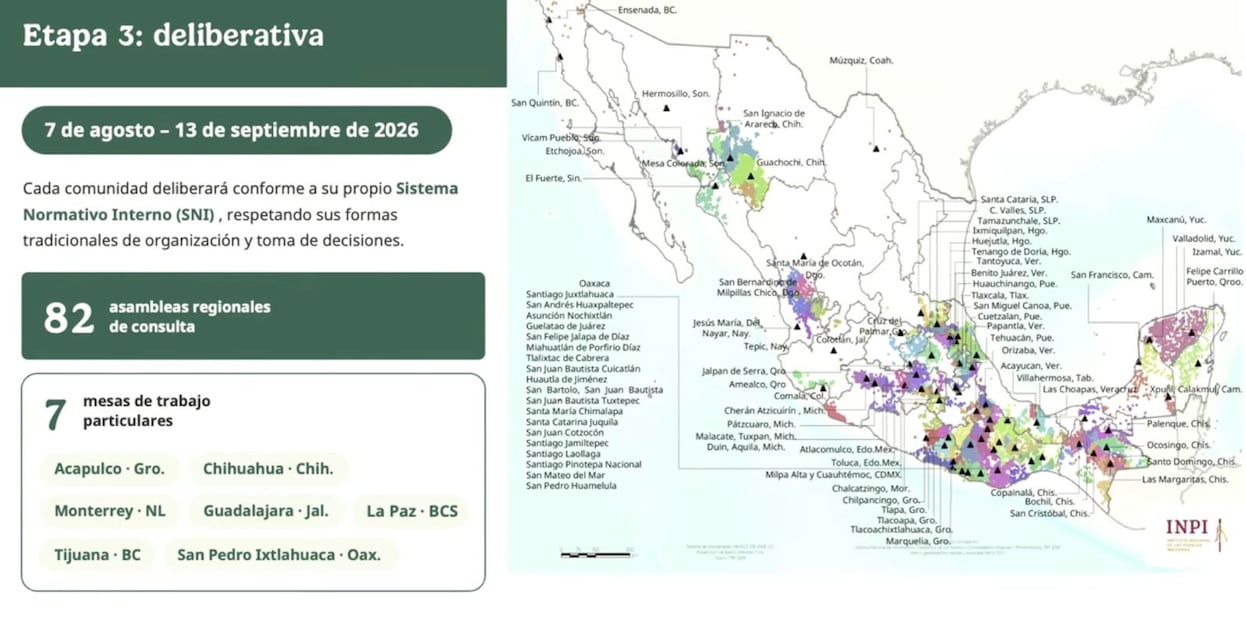 Incluyen a Huejutla, Ixmiquilpan y Tenango en consulta sobre Ley de Derechos de los Pueblos Indígenas | Captura de pantalla