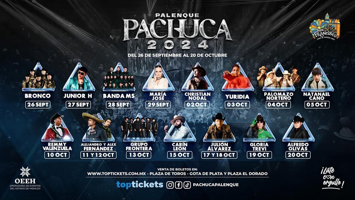Facebook: Palenque Feria Pachuca
