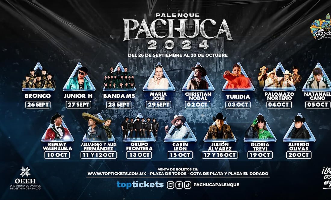 Facebook: Palenque Feria Pachuca