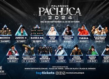 Presentan cartel del Palenque de la Feria San Francisco Pachuca 2024