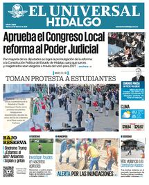 Portada El Universal Hidalgo 25/02/25