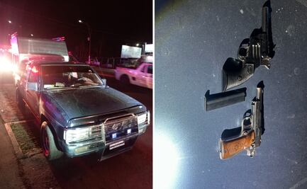 Detienen a dos hombres armados en bulevar Providencia