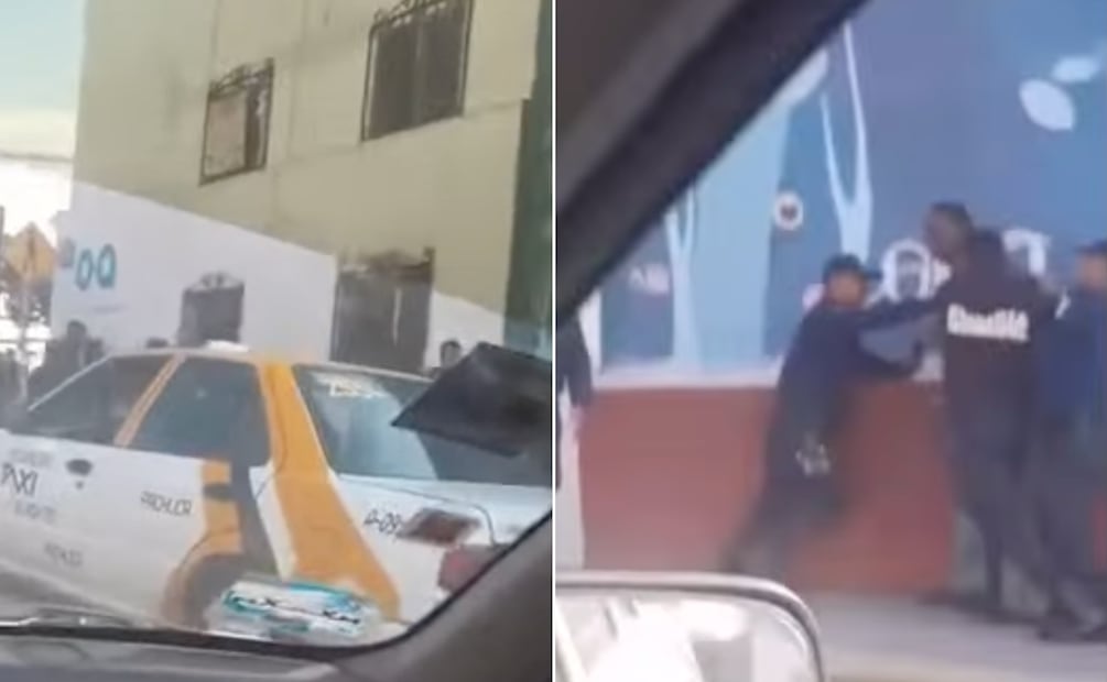 Detenidos en Pachuca por agredir a automovilistas | Capturas de video
