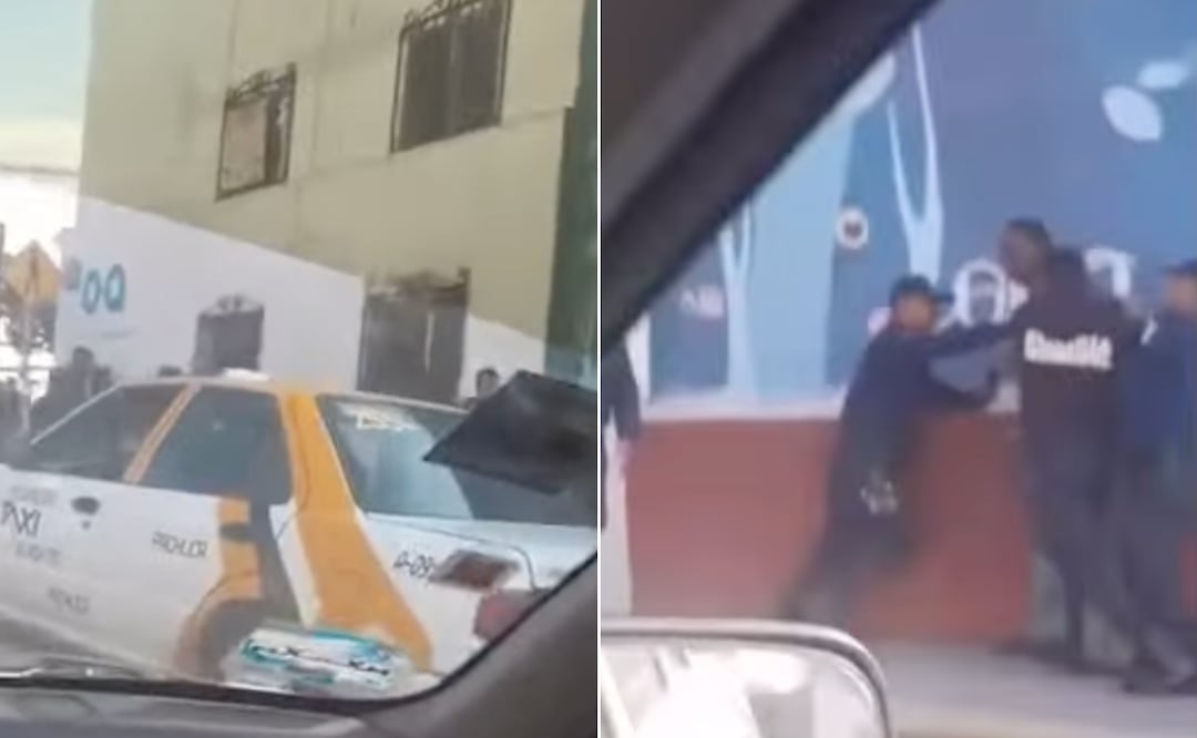 Detenidos en Pachuca por agredir a automovilistas | Capturas de video