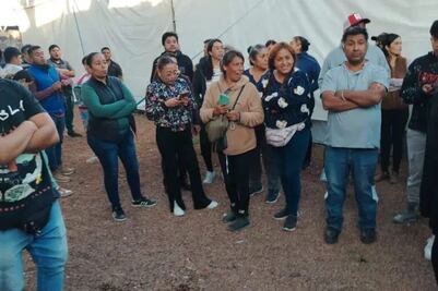 Se manifiestan comerciantes del bazar navideño en Tizayuca