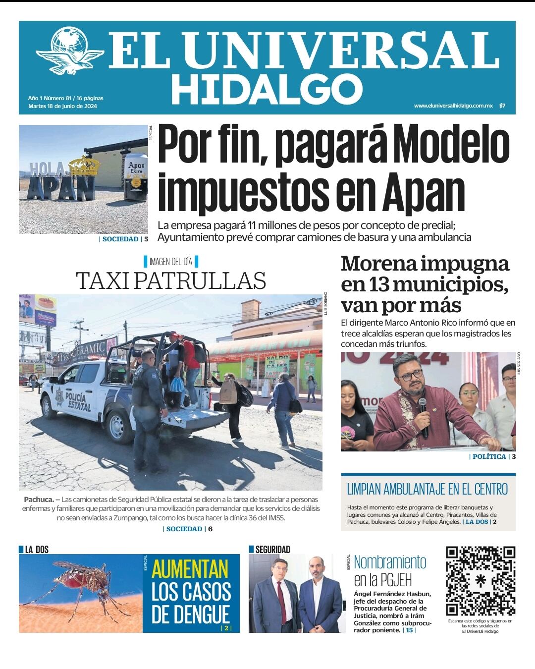 El Universal Hidalgo 18/06/24