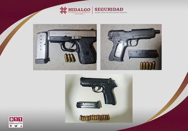 SSPH asegura armas, droga y detiene a cuatro personas en Tula