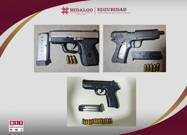 SSPH asegura armas, droga y detiene a cuatro personas en Tula